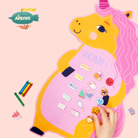 Tabla magnetica de perete-Unicorn [5]