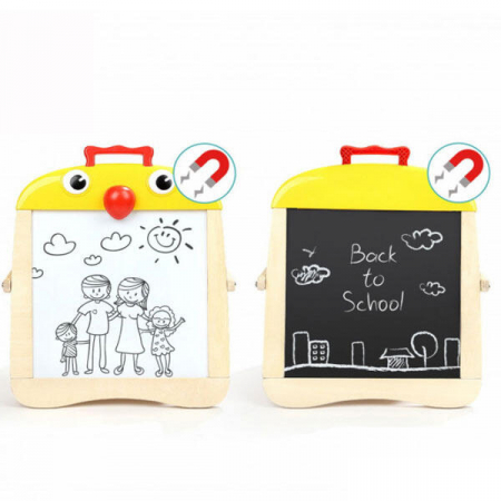 Tablita magnetica 2 in 1 - Puisorul vesel, Topbright, 2-3 ani + [6]