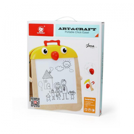 Tablita magnetica 2 in 1 - Puisorul vesel, Topbright, 2-3 ani + [4]