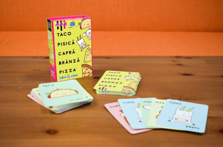 TACO, PISICA, CAPRA, BRANZA, PIZZA (limba romana), Blue Orange, +8 ani [1]