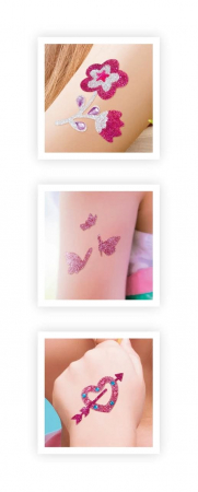 Tatuaje cu sclipici, BUKI France, 8-9 ani + [6]