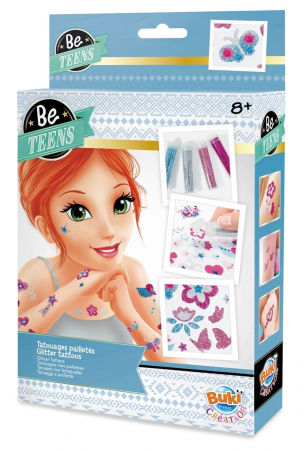 Tatuaje cu sclipici, BUKI France, 8-9 ani + [1]