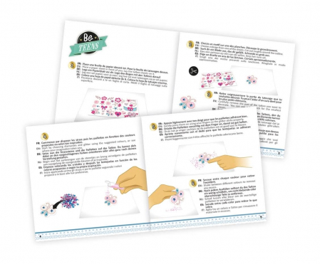 Tatuaje cu sclipici, BUKI France, 8-9 ani + [5]