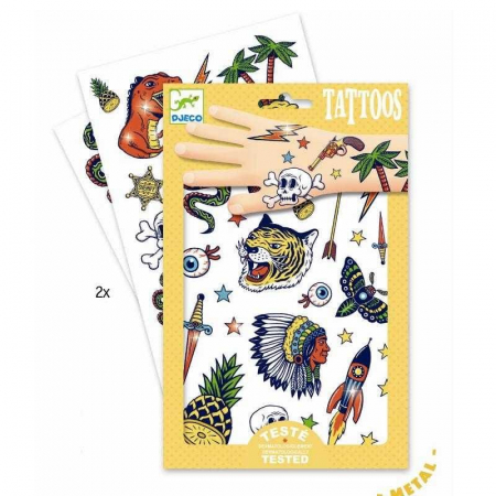 Jucarii copii 2-3 ani - Tatuaje Djeco Bang bang, 2-3 ani +
