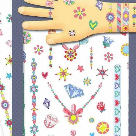 Tatuaje Djeco bijuterii neon, 2-3 ani + [2]