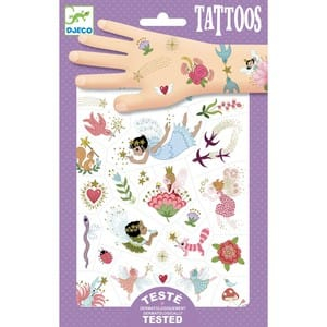 Tatuaje Djeco Cu zane si flori, 2-3 ani + [0]