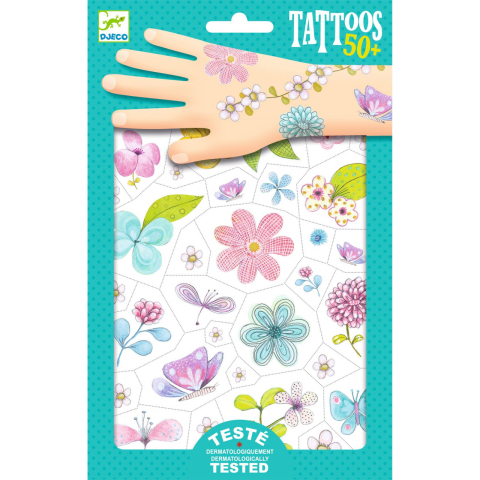Vârsta - Tatuaje Djeco Flori, 2-3 ani +