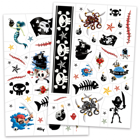 Tatuaje Djeco Pirati, 2-3 ani + [1]