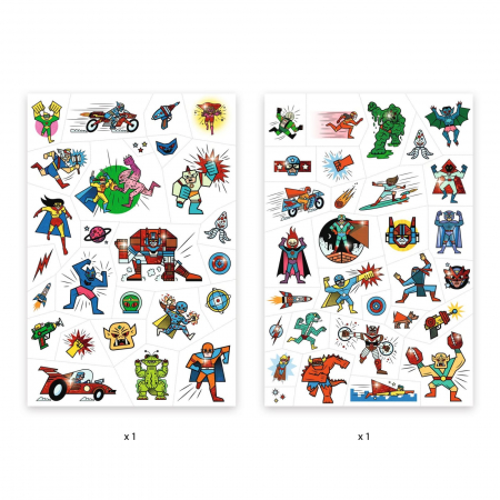 Tatuaje Djeco Supereroi, 2-3 ani + [1]