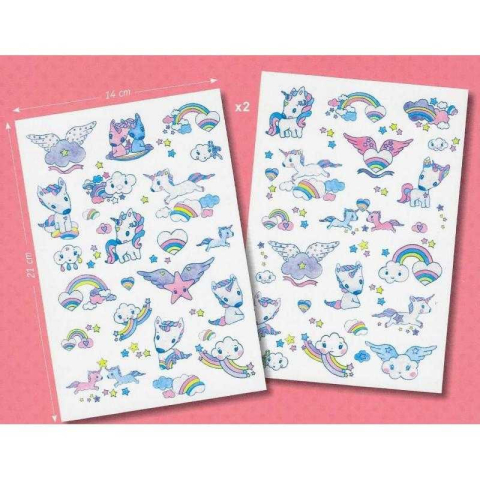 Tatuaje Djeco Unicorni, 2-3 ani + [1]