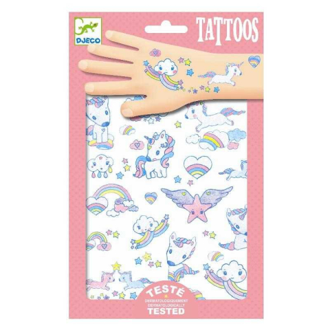 Vârsta - Tatuaje Djeco Unicorni, 2-3 ani +