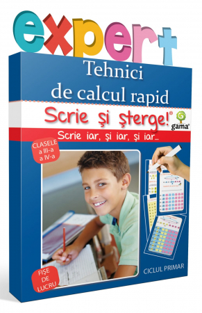 Jucarii si jocuri copii - Tehnici de calcul rapid, Editura Gama, 8-9 ani +