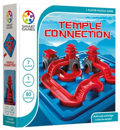 Jocuri de logica - TEMPLE CONNECTION DRAGON EDITION, Smart Games, 6-7 ani +