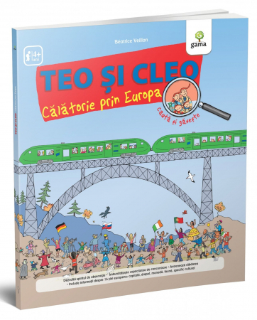Vârsta - Teo și Cleo: călătorie prin Europa, Editura Gama, 2-3 ani +