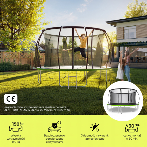 Trambulina copii 435 cm de exterior ZIPRO  Jump Pro Premium [1]