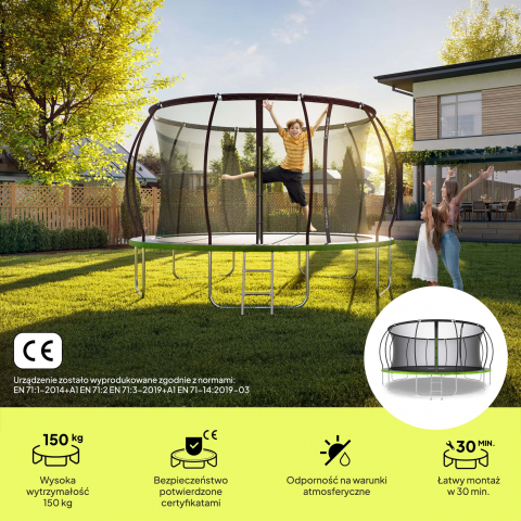 Trambulina copii 496 cm de exterior ZIPRO  Jump Pro Premium [1]