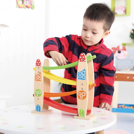 Traseu pentru masinute Lelin, New Classic Toys, 1-2 ani + [2]