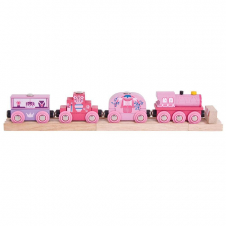 Masinute si trenulete - Trenuletul printesei, BIGJIGS Toys, 2-3 ani +