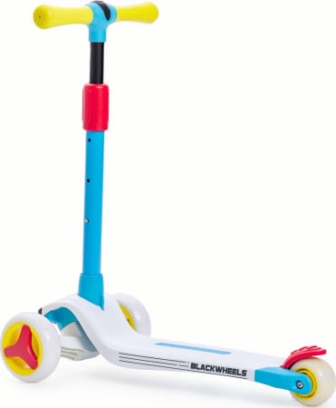 Trotineta cu 3 roti copii BlackWheels BLINK Albastra, cu inaltime reglabila, roata diametru 200 mm [1]