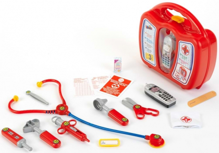 Trusa de doctor cu telefon mobil, Klein, 2-3 ani + [1]