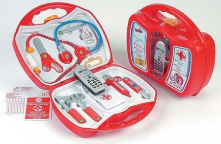 Trusa de doctor cu telefon mobil, Klein, 2-3 ani + [2]