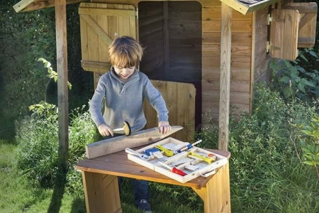 Trusa de scule 12 piese, New Classic Toys, 2-3 ani + [3]