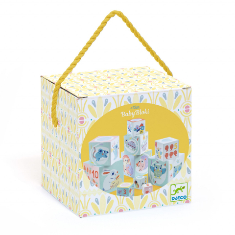 Vârsta - Turn de construit Djeco BabyBloki, 1-2 ani +