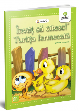 Jucarii baieti - Invat sa citesc, Turtiţa fermecată, Editura Gama, 4-5 ani +