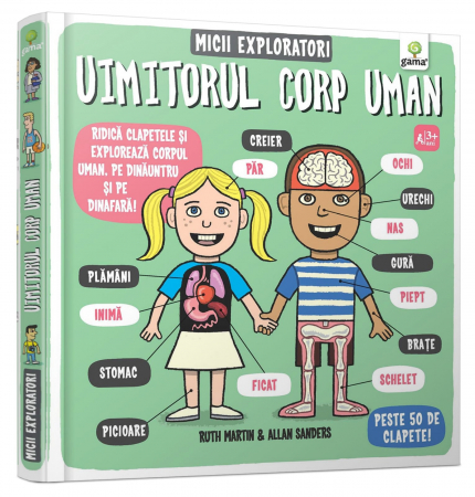 Jucarii copii 4-5 ani - Uimitorul corp uman, Editura Gama, 2-3 ani +