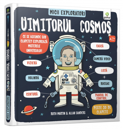 Jucarii baieti - Uimitorul cosmos, Editura Gama, 2-3 ani +