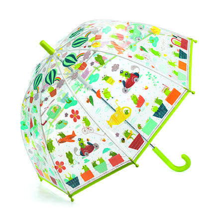 Jucarii de exterior - Umbrela colorata Djeco Broscute