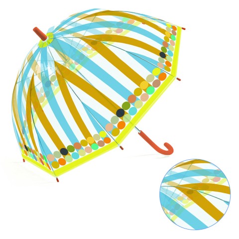 Umbrela colorata Djeco Forme geometrice, 2-3 ani + [1]