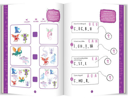 Unicorni si dragoni, Editura Gama, 4-5 ani + [2]