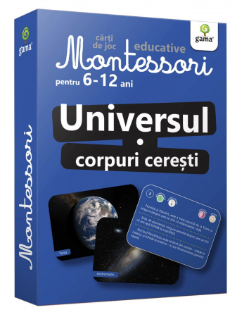 Jucarii si jocuri copii - Universul. Corpuri cerești, Editura Gama, 6-7 ani +