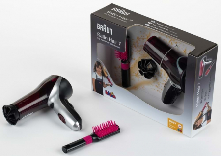 Vârsta - Uscator de par Braun cu perie, Klein, 2-3 ani +