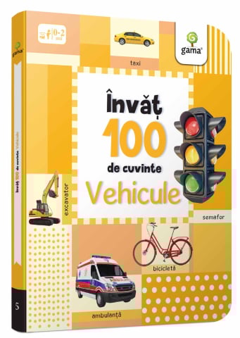 Carti pentru copii - Vehicule/Invat 100 de cuvinte