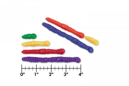 Viermi pentru masurat (set 72 buc), Learning Resources, 2-3 ani + [4]