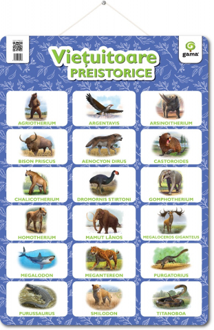 Carti educative - Vietuitoare preistorice/ Postere 