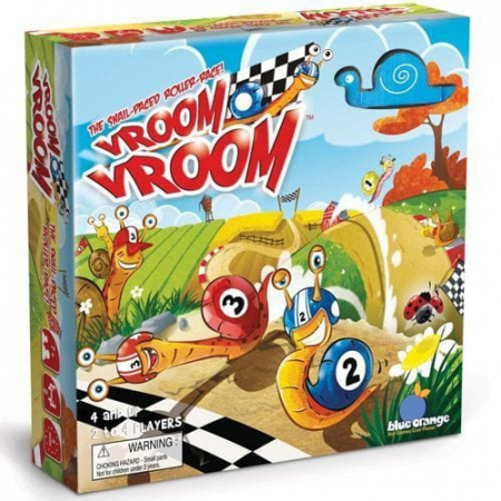 Jucarii copii 4-5 ani - VROOM VROOM, Blue Orange, 4-5 ani +