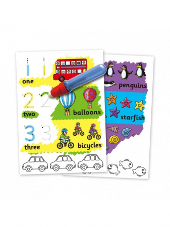 Water Magic: Carte de colorat 123, Galt, 2-3 ani + [1]