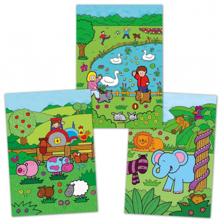 Water Magic: Carte de colorat Animalute, Galt, 2-3 ani + [1]