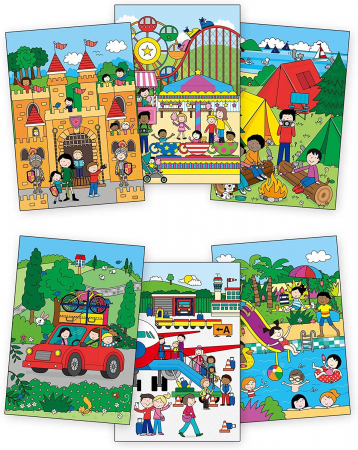 Water Magic: Carte de colorat In vacanta, Galt, 2-3 ani + [1]