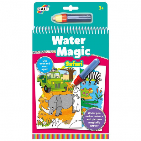 Water Magic: Carte de colorat Safari, Galt, 2-3 ani + [1]