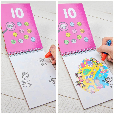 Water Magic: Carte de colorat Who's Hiding?, Galt, 2-3 ani + [6]