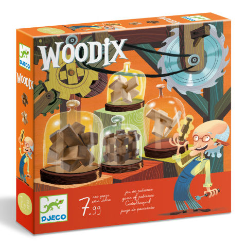 Vârsta - Woodix 6 jocuri logice din lemn, Djeco, 6-7 ani +
