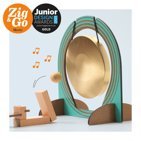Zig and Go Djeco, set de constructie trasee, Muzica, 8-9 ani + [3]