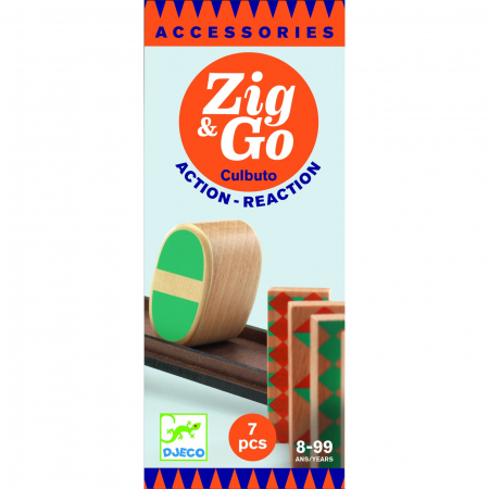 Jucarii si jocuri copii - Zig & Go - Culbuto, Rampa set 7 piese, Djeco, 8-9 ani +