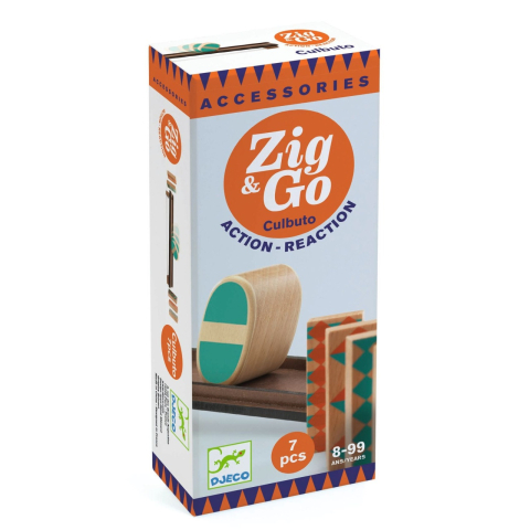 Jucarii copii 8-9 ani - Zig & Go - Culbuto, Rampa set 7 piese, Djeco, 8-9 ani +