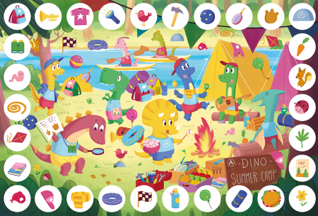 Zoom Puzzle - Dinozauri, Ludattica, 3 ani+ [3]