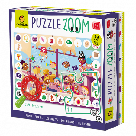 Zoom Puzzle - Pirati, Ludattica, 3 ani+ [1]